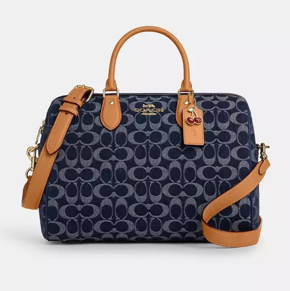 SOLD❗️ Coach Large Satchel Bag in Signature Canvas BNWT